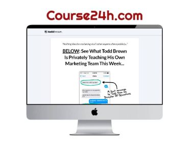 Todd Brown - Stage 5 Direct Response Marketing Masterclass + Bootcamp Recordings