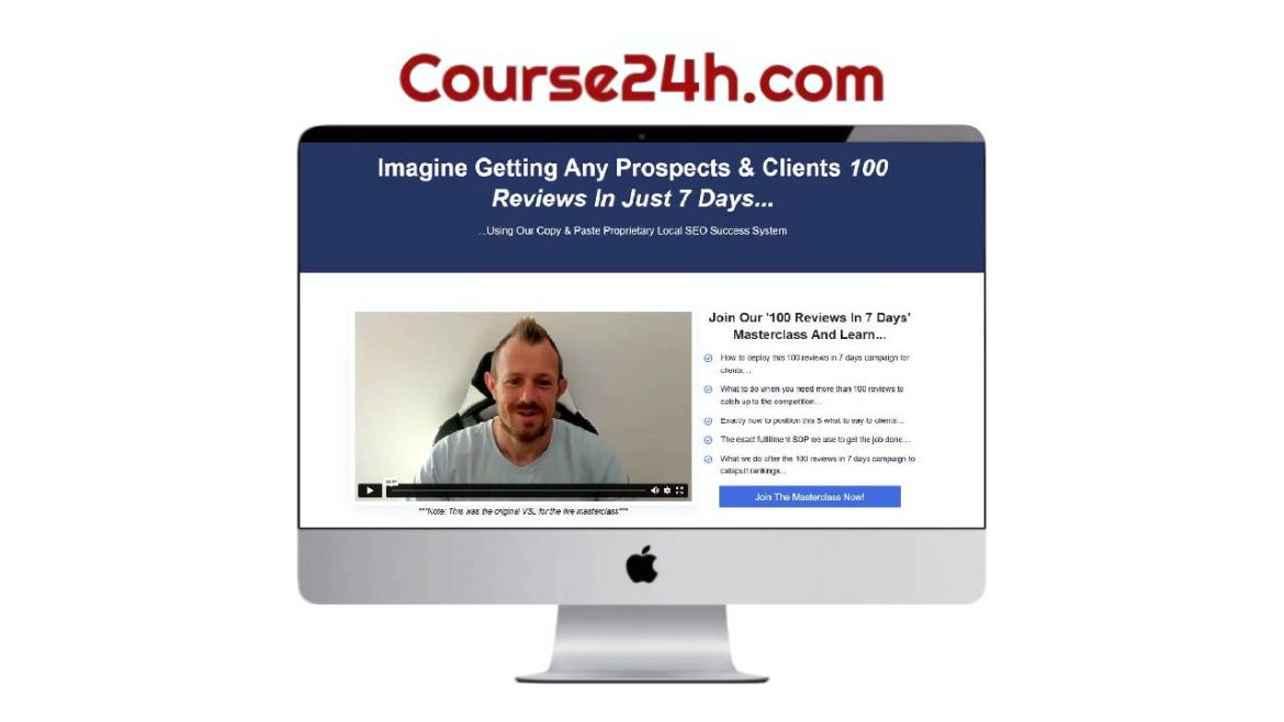 Joe Troyer - Show and Sell Method Masterclass + 100 Reviews in 7 Days