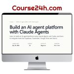 Gregory John – Build an AI agent platform with Claude Agents