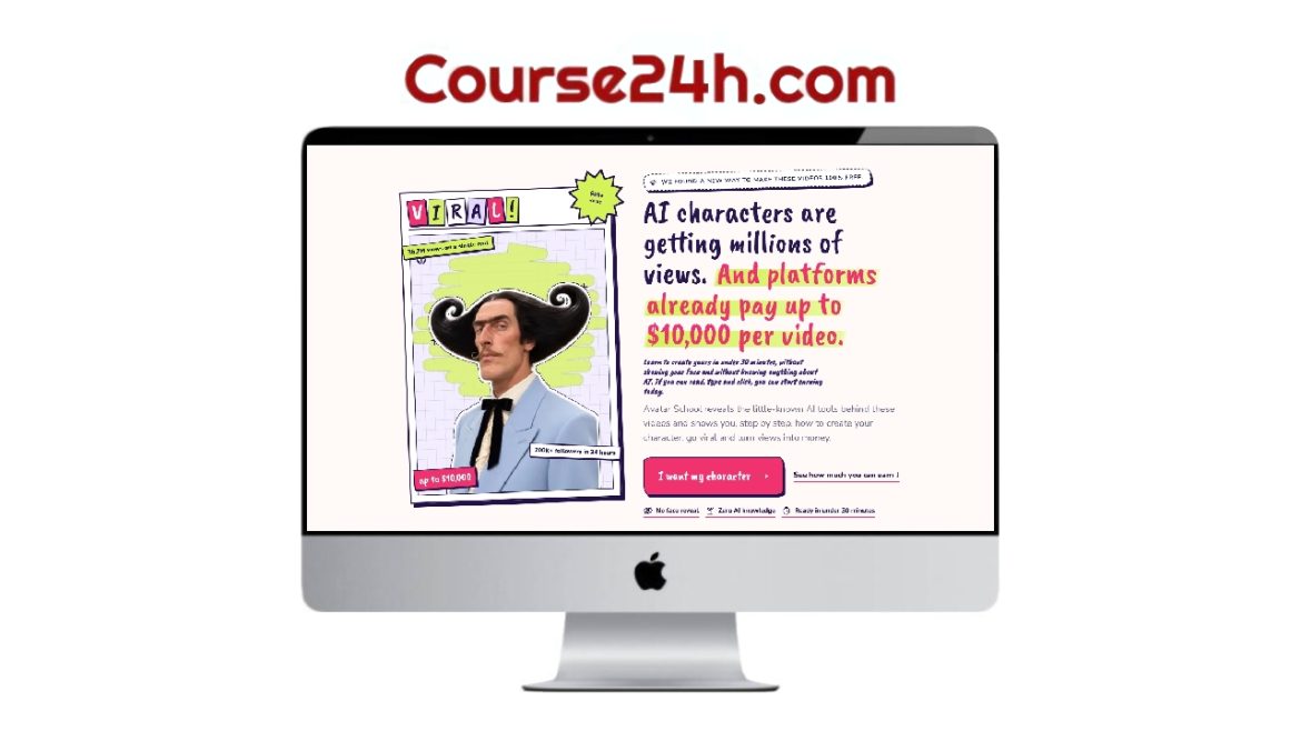 Avatar School - AI characters are getting millions of views + Upsells